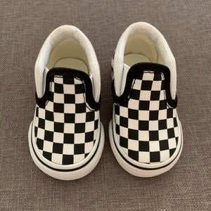 Infant/toddler checkers Vans